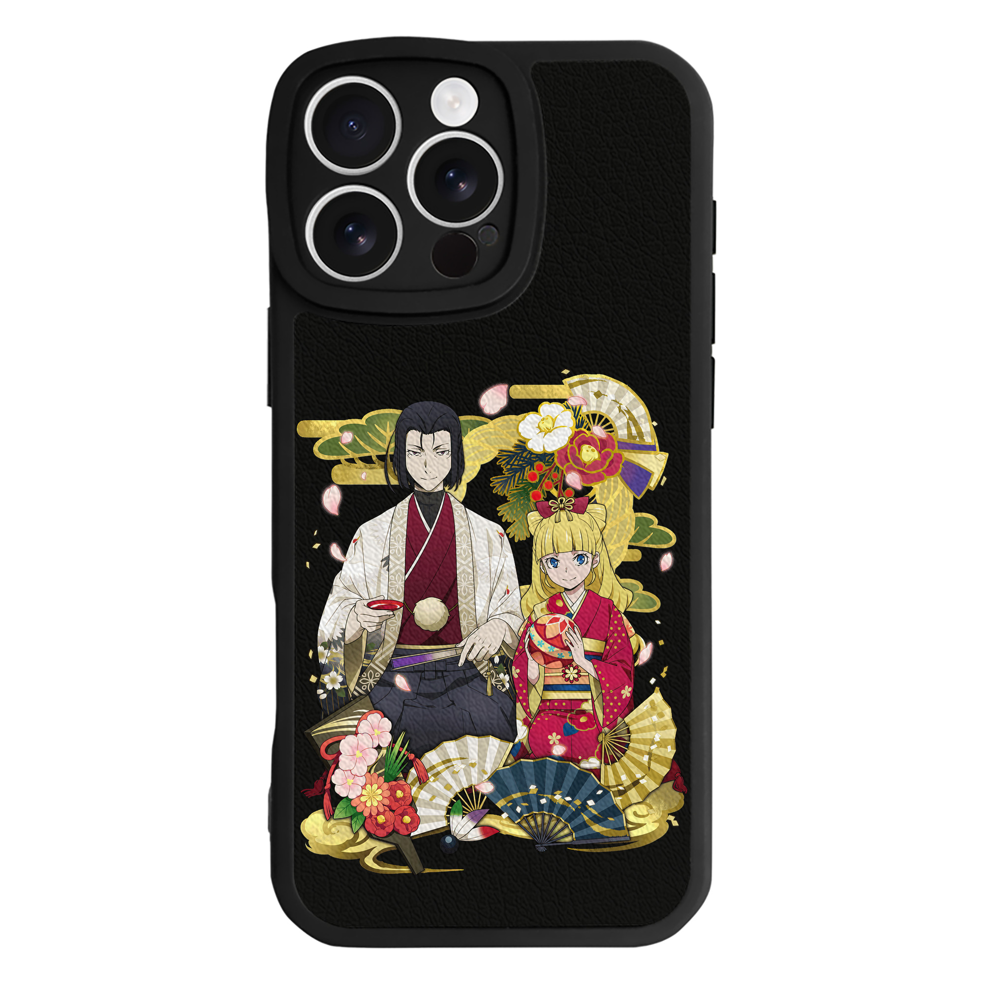 （画像用） 文豪ストレイドッグス Bungo Stray Dogs 【iPhone 16シリーズ対応】シリコンスマホケース（レザー調） 材質：シリコン